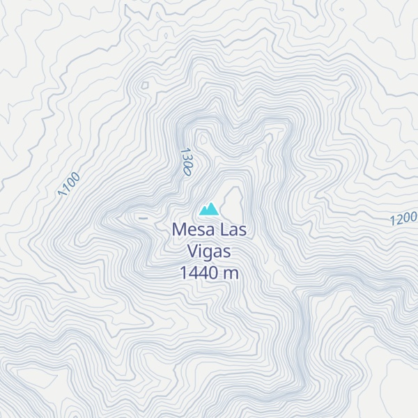 Map of Mesa Las Vigas