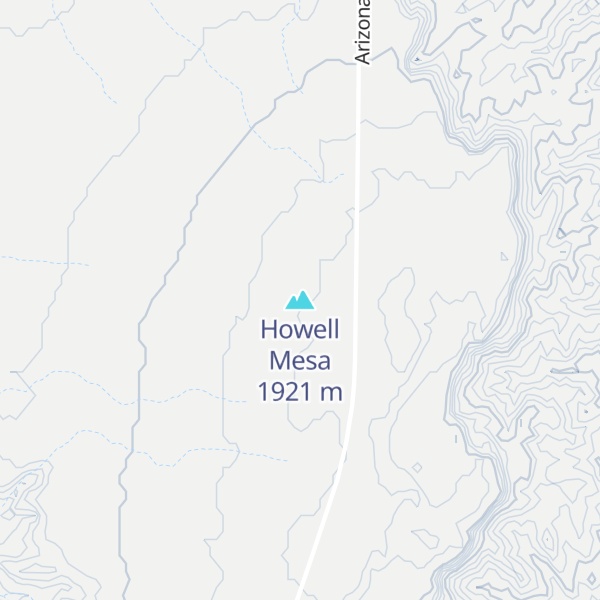 Map of Howell Mesa