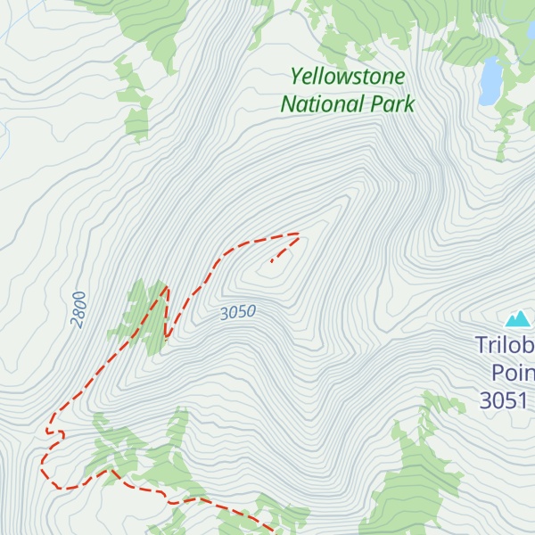 Map of Mount Holmes
