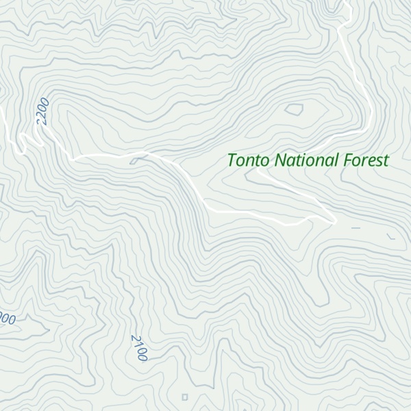 Map of Colcord Mountain