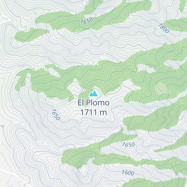 Map of El Plomo