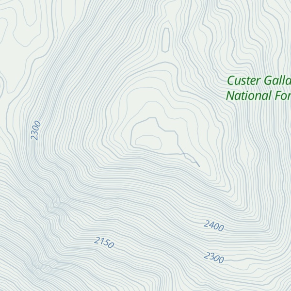 Map of Dome Mountain