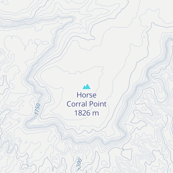 Map of Horse Corral Point
