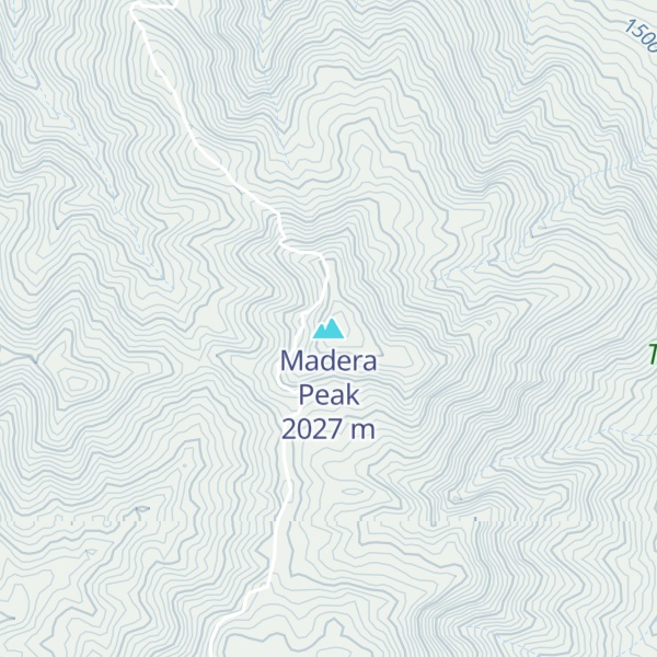 Map of Madera Peak
