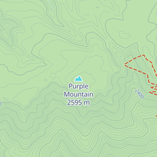 Map of Purple Mountain