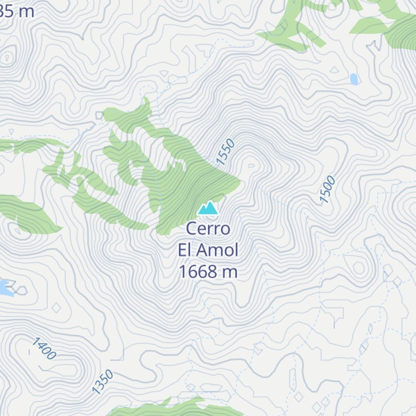Map of Cerro El Amol