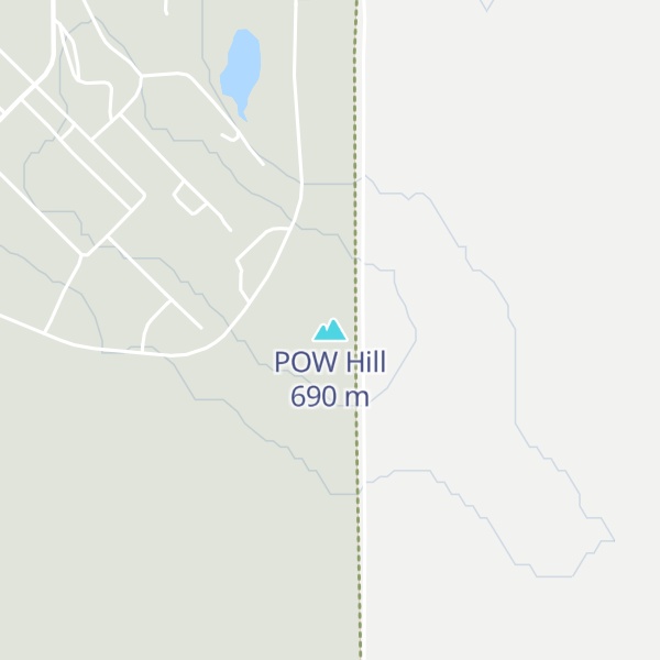 Map of POW Hill