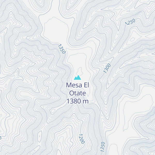 Map of Mesa El Otate