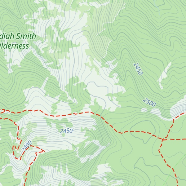 Map of Boone Creek Ridge