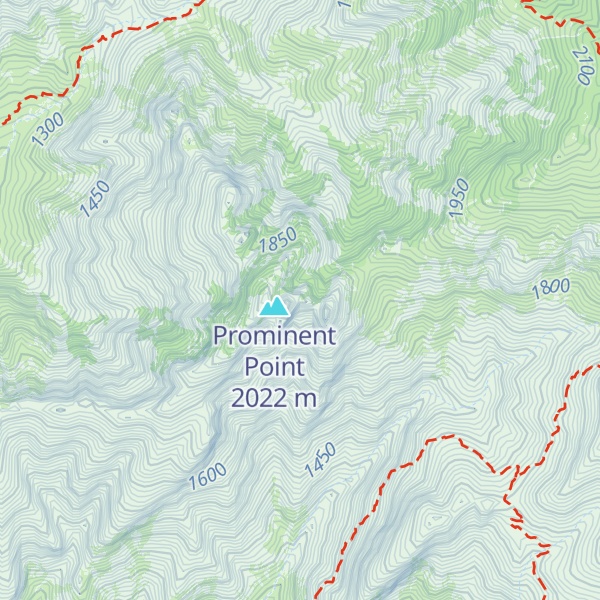 Map of Finger Rock