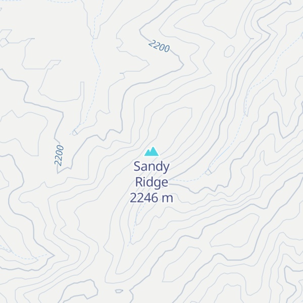 Map of Sandy Ridge
