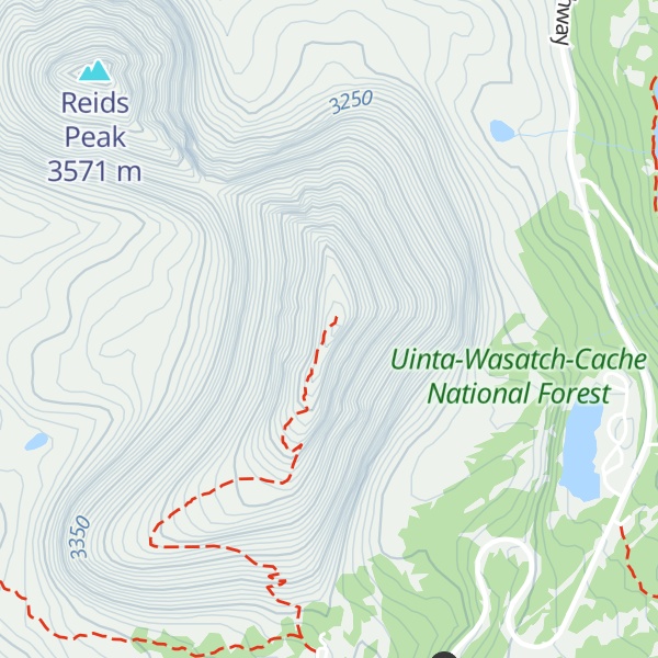 Map of Bald Mountain