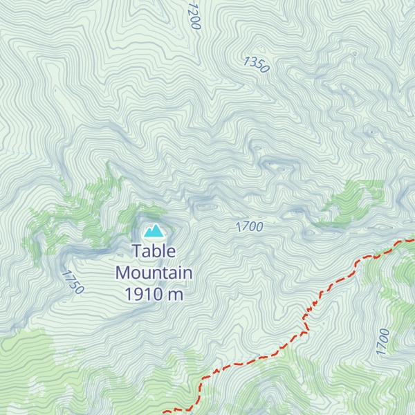 Map of Table Tooth