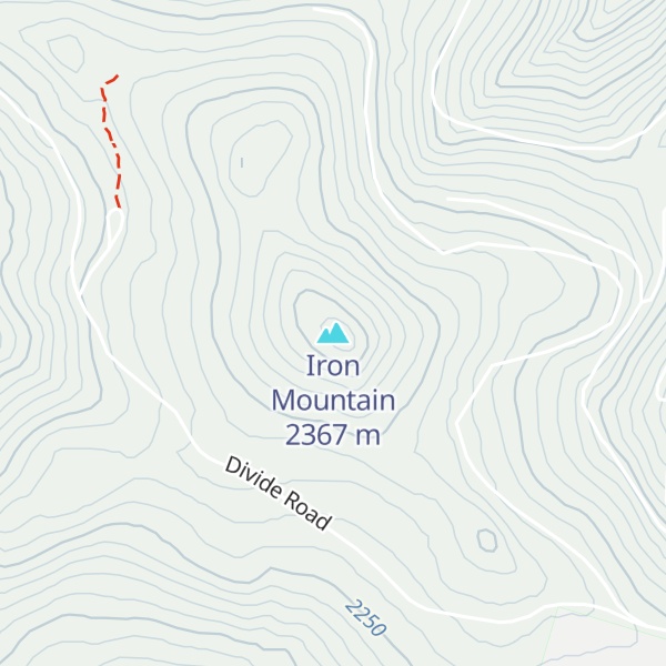 Map of Iron Mountain