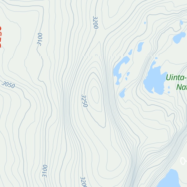 Map of Mount Cardwell