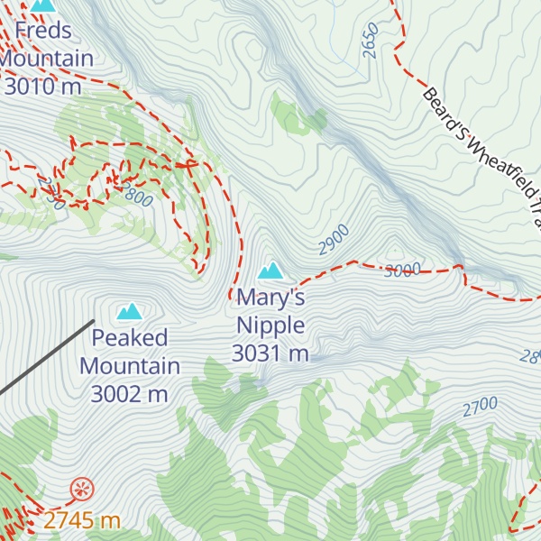 Map of Mary's Nipple