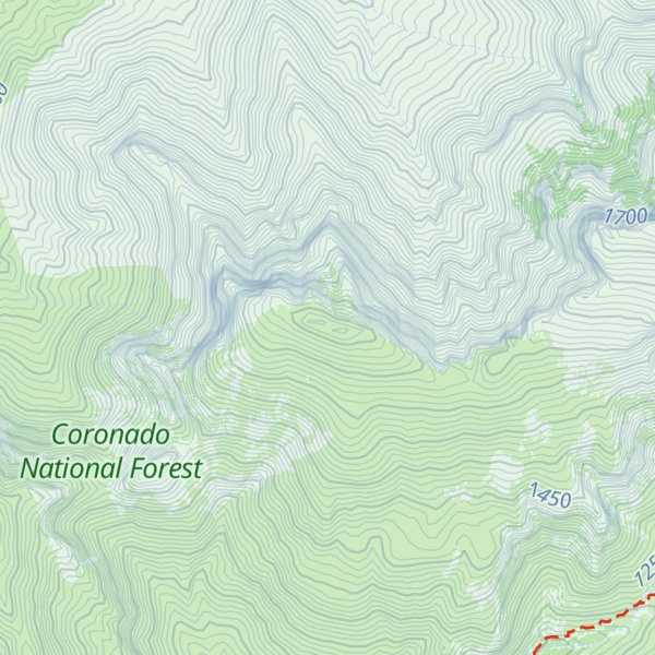 Map of Bighorn Mountain