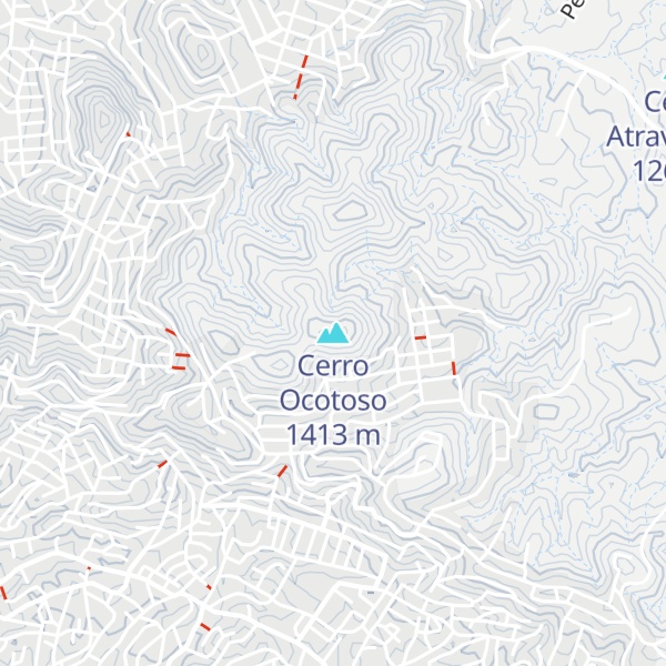 Map of Cerro Ocotoso