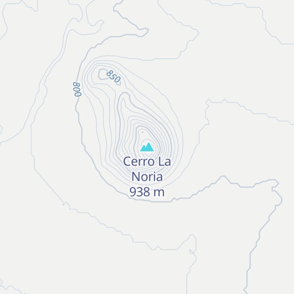 Map of Cerro La Noria