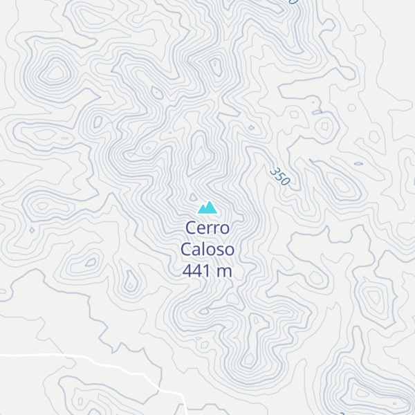 Map of Cerro Caloso