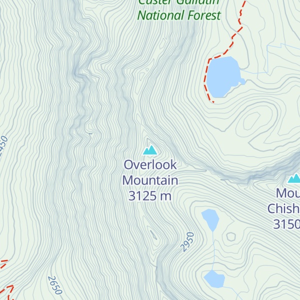 Map of Overlook Mountain