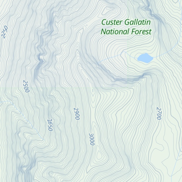 Map of Flanders Mountain