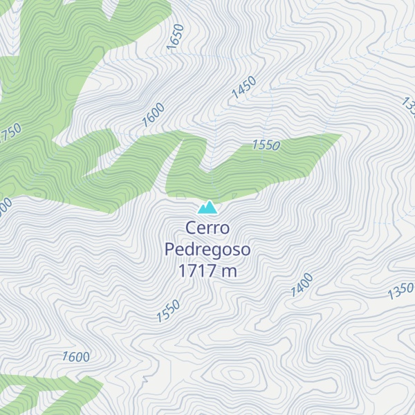 Map of Cerro Pedregoso