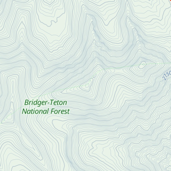 Map of Deadhorse Peak
