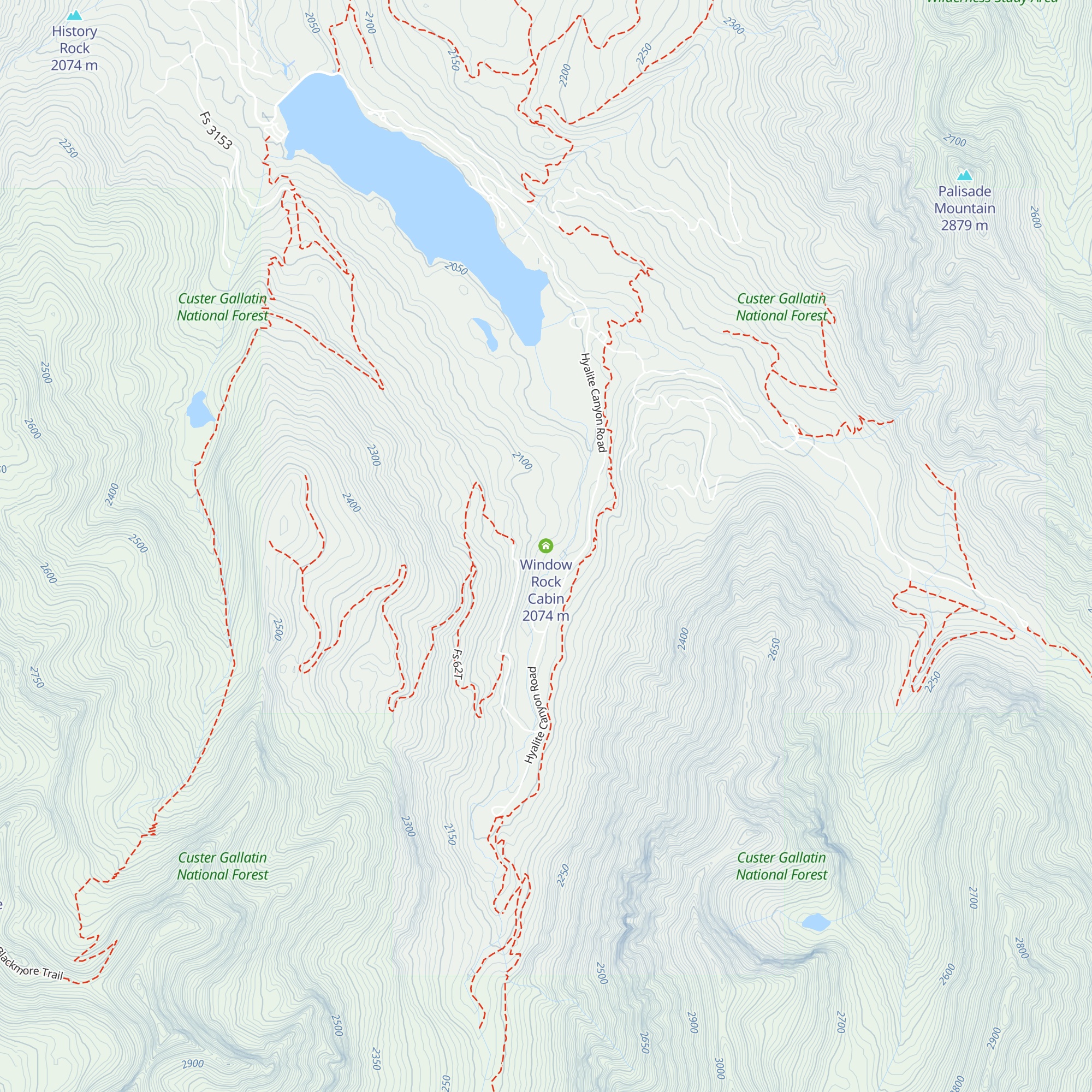 Window Rock Cabin map