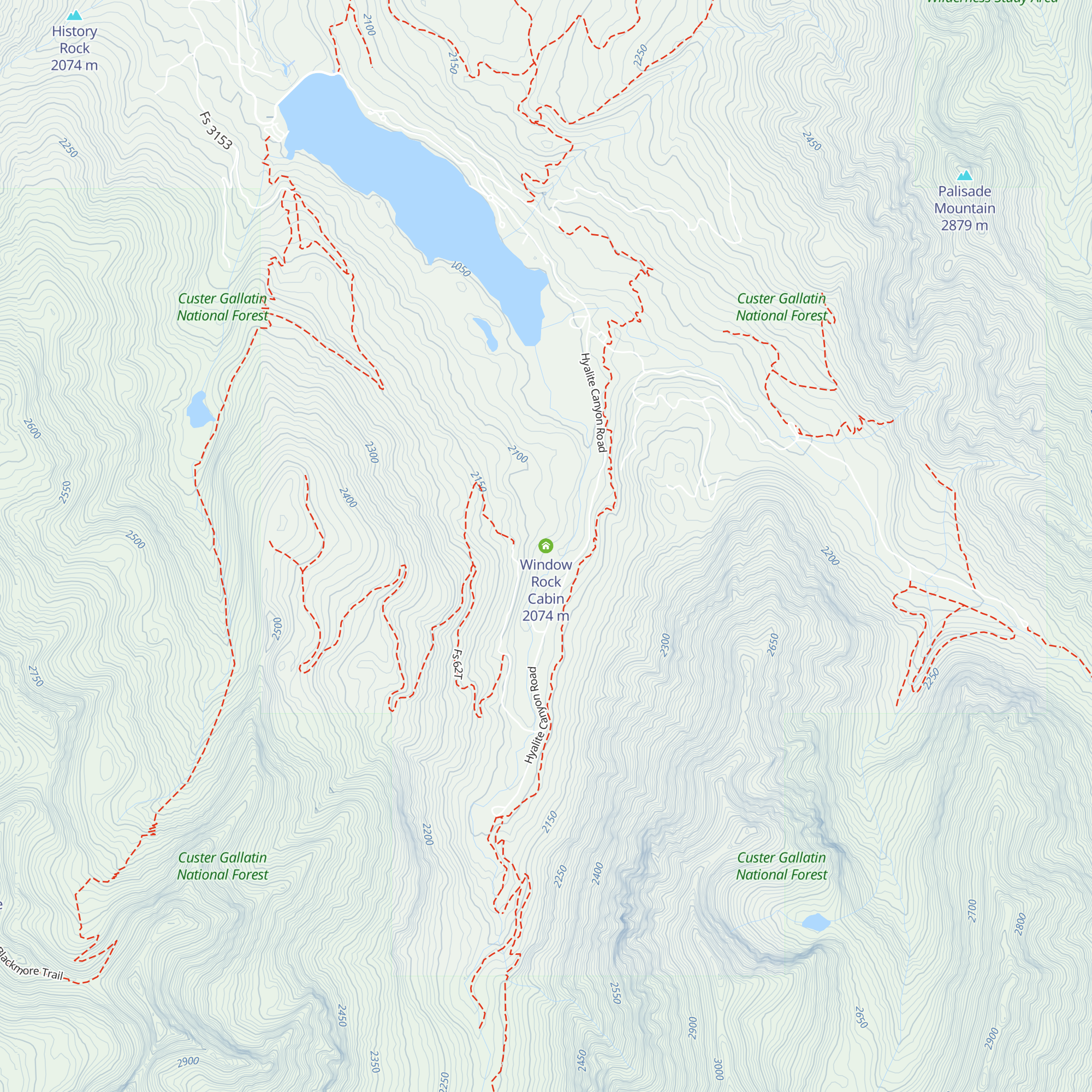 Window Rock Cabin map