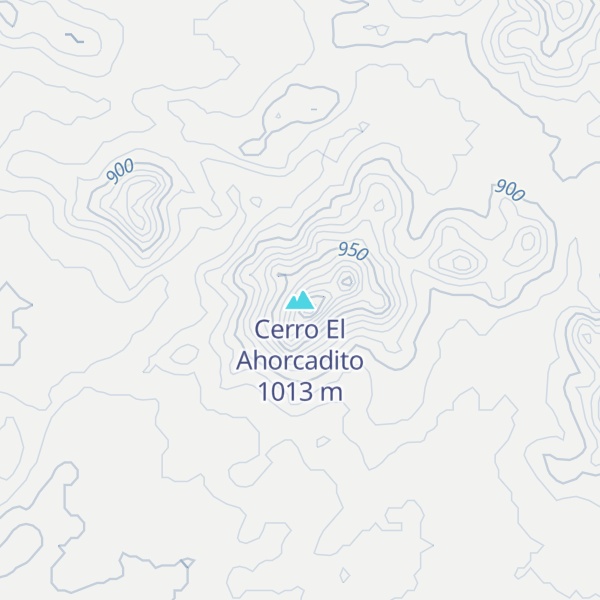 Map of Cerro El Ahorcadito