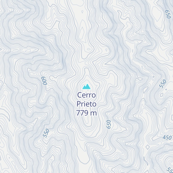 Map of Cerro Prieto