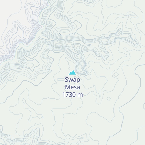 Map of Swap Mesa