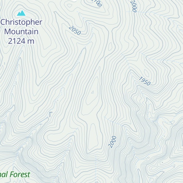 Map of Snowshoe Ridge