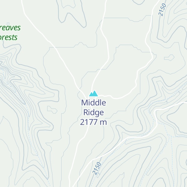 Map of Middle Ridge