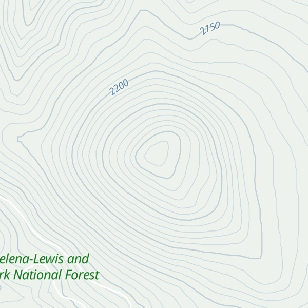 Map of Williams Mountain