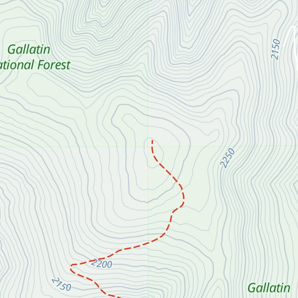 Map of Hatfield Mountain