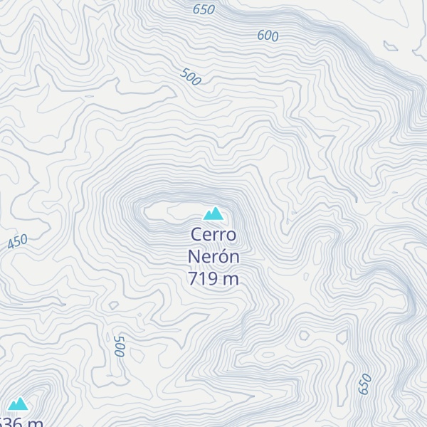 Map of Cerro Nerón