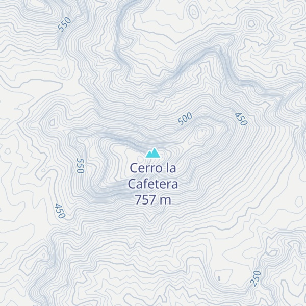 Map of Cerro la Cafetera