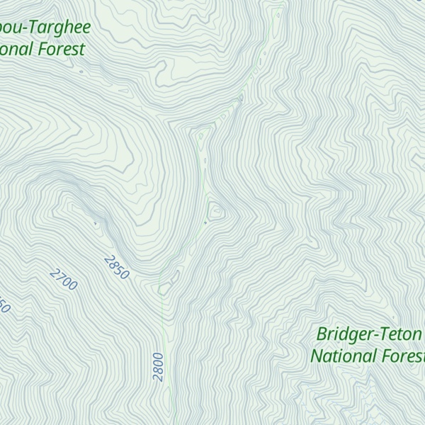 Map of Ferry Peak