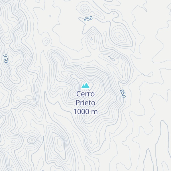 Map of Cerro Prieto