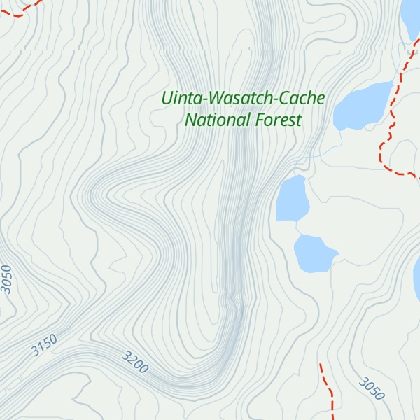 Map of Haystack Mountain