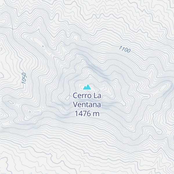 Map of Cerro La Ventana