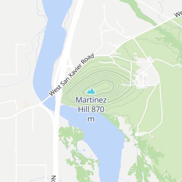 Map of Martinez Hill