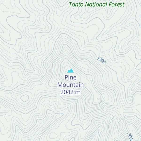 Map of Pine Mountain