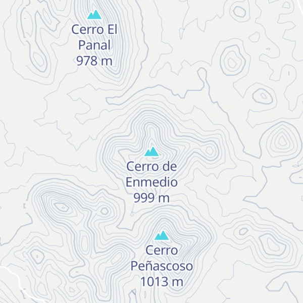 Map of Cerro de Enmedio