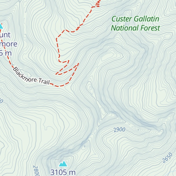 Map of Elephant Mountain