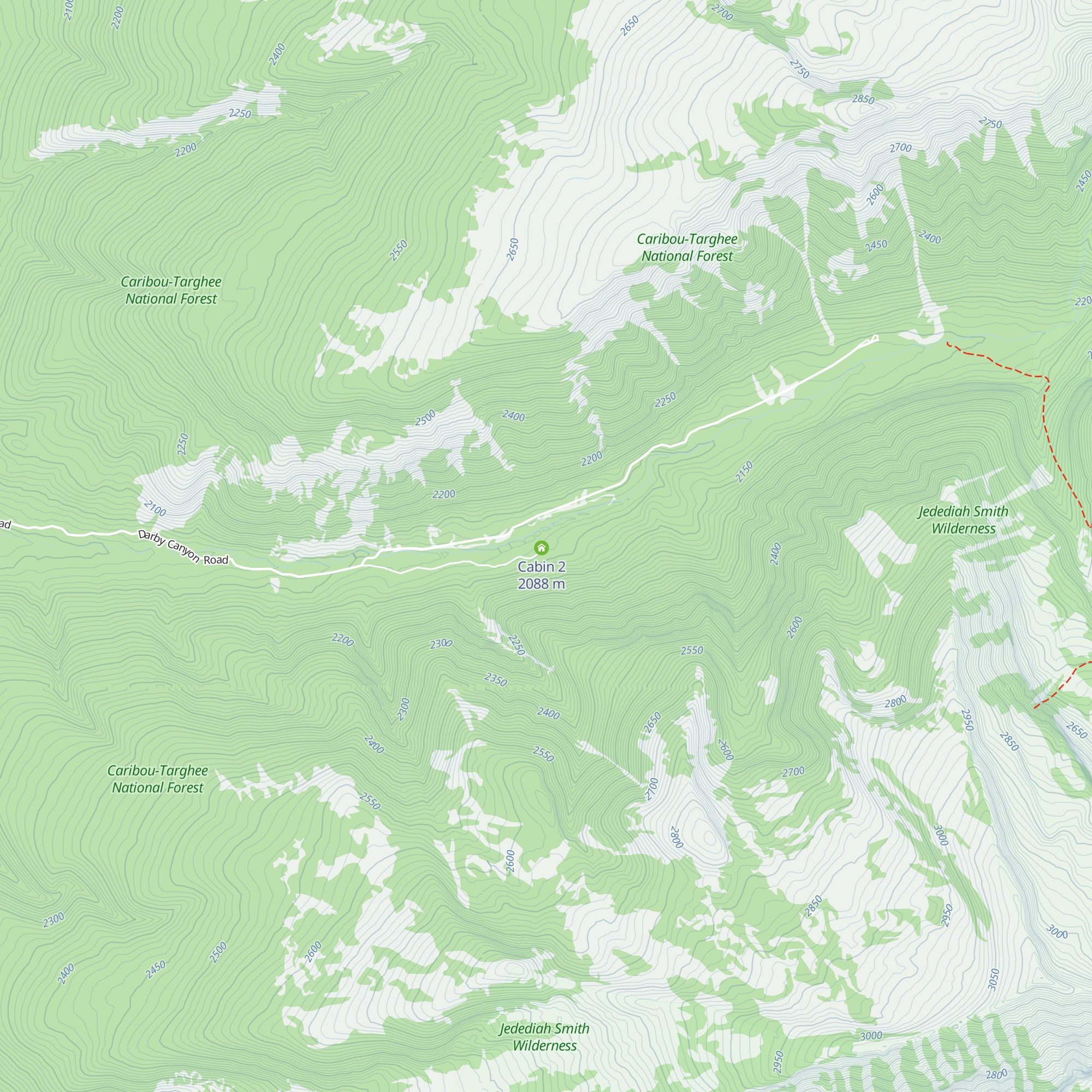 Cabin 1 map
