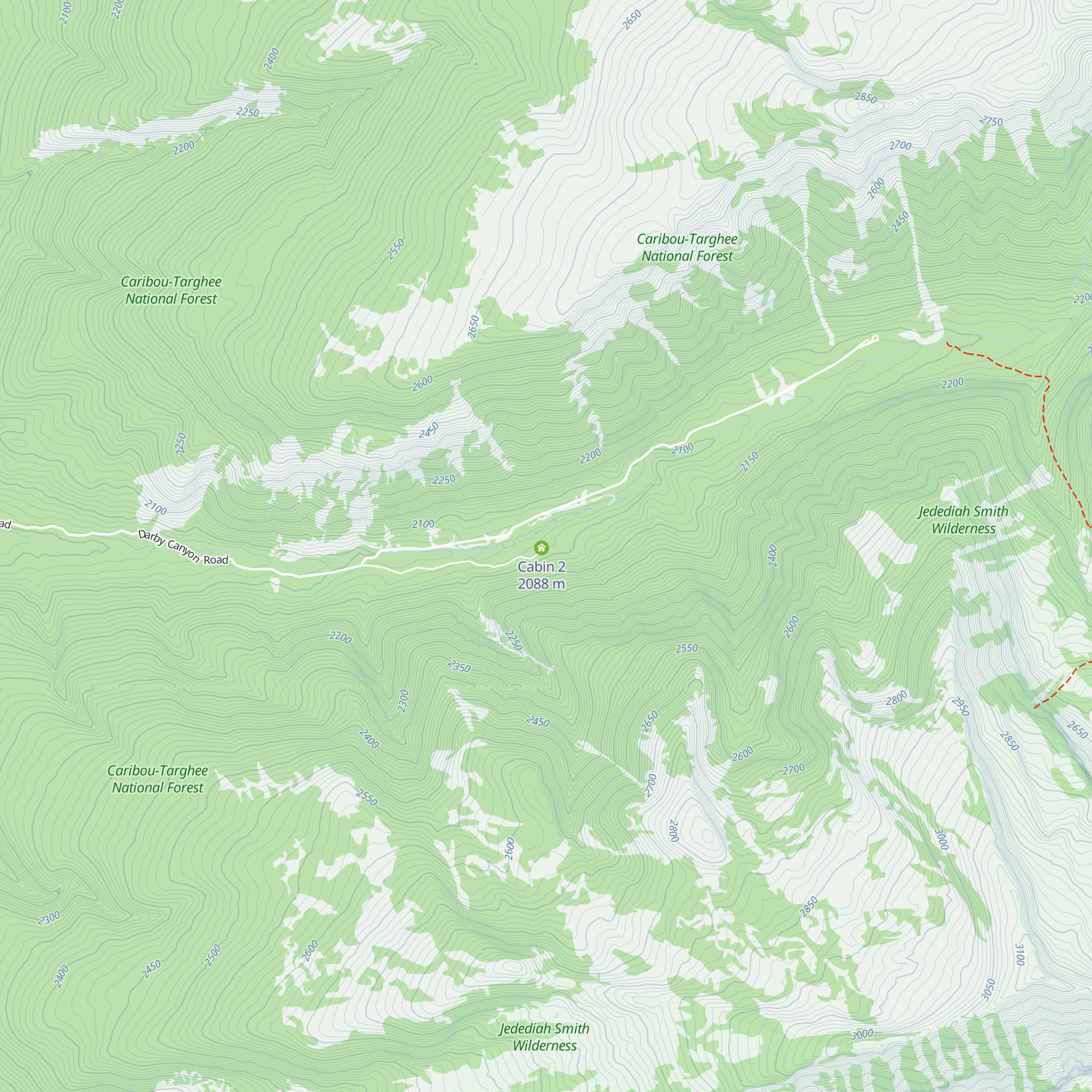 Cabin 1 map