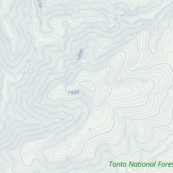 Map of Oxbow Mountain